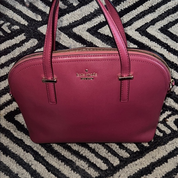 Kate Spade Deep Red Satchel - Picture 2 of 9